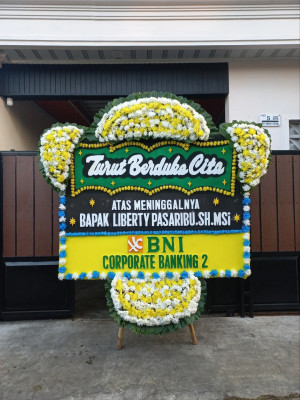 Papan Bunga Duka di Bontang Selatan