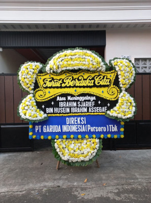 Papan Bunga Duka di Bontang Selatan