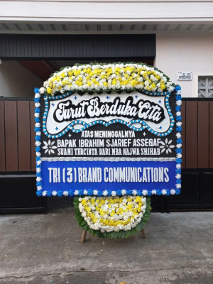 Papan Bunga Duka di Bontang Selatan